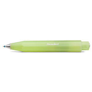 Kaweco Frosted Sport Ballpoint Pen - Fine Lime - Burrows and Hare