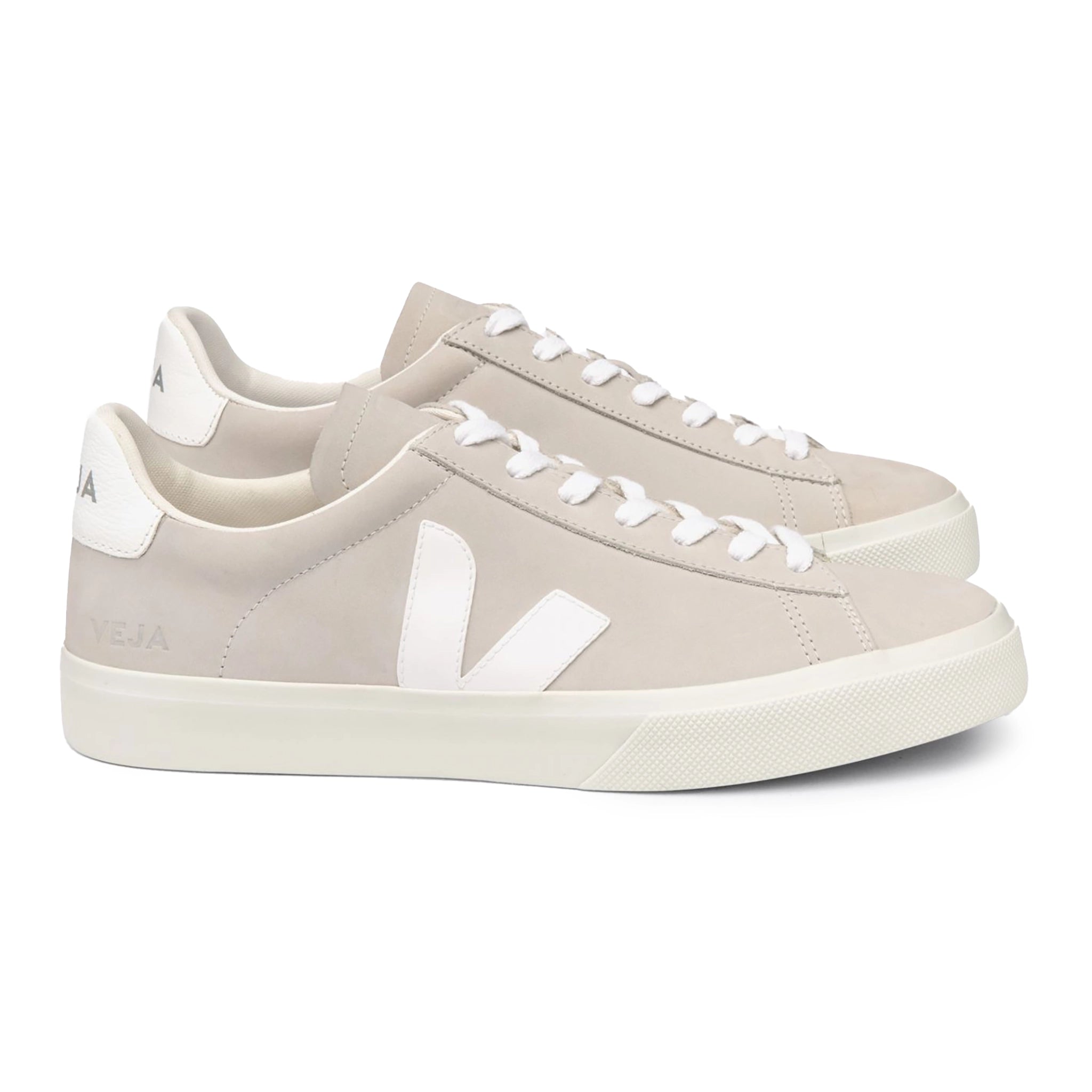 Veja Women’s Campo Nubuck Trainer - Natural/White