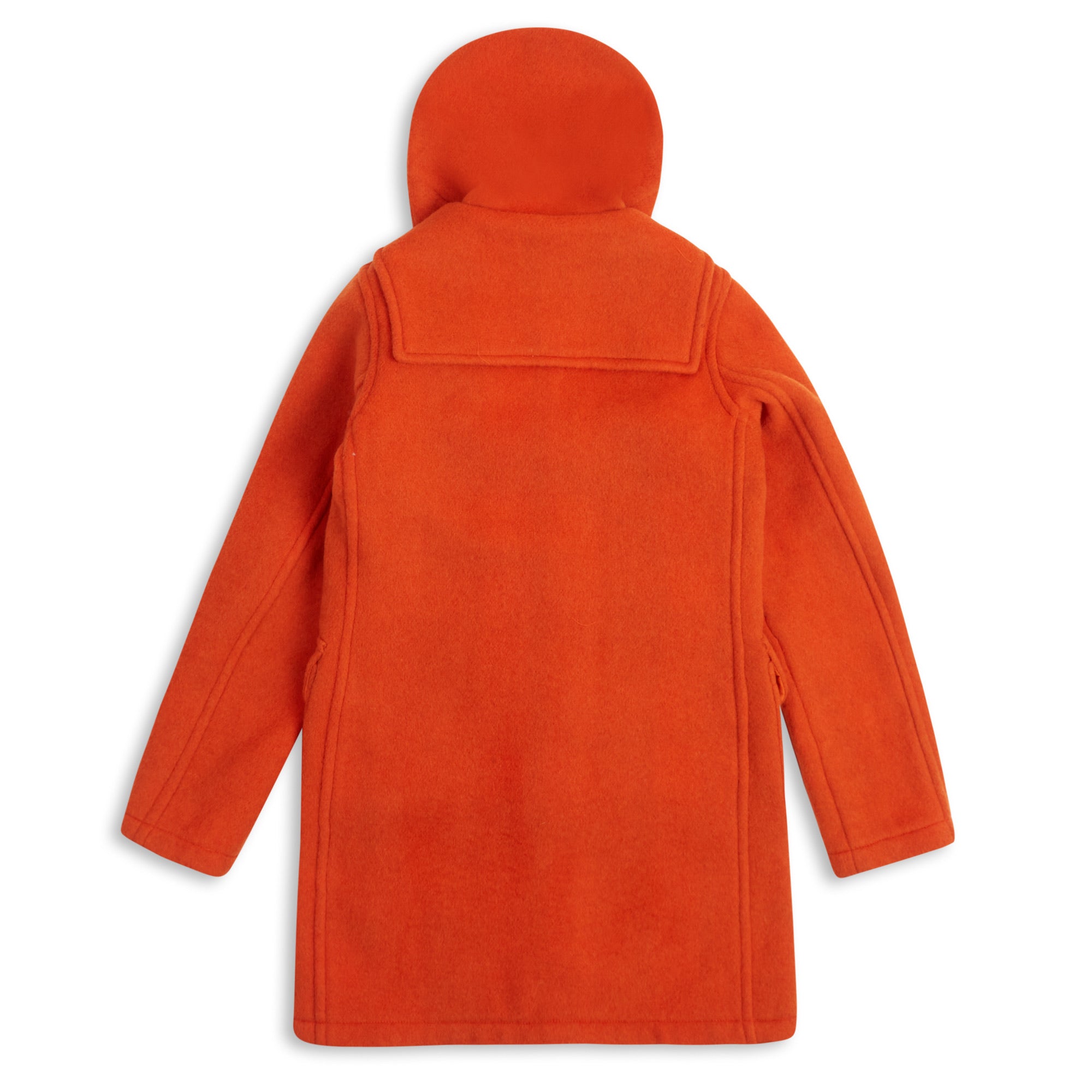 Burrows & Hare Women’s Duffle Coat - Orange - Burrows and Hare