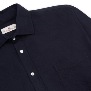 Burrows & Hare Flannel Shirt - Black