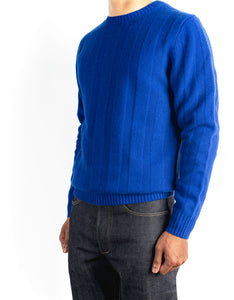 Burrows & Hare Seed Stitch Jumper - Blue