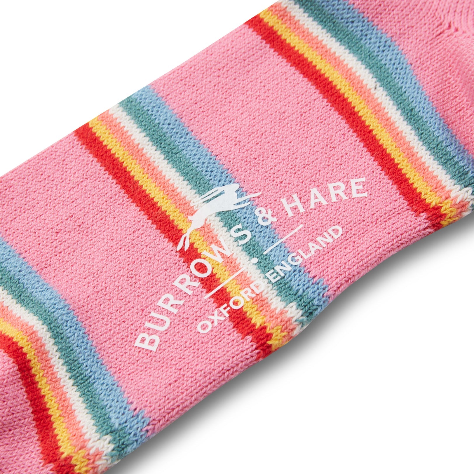 Burrows & Hare Women’s Rainbow Socks - Pink