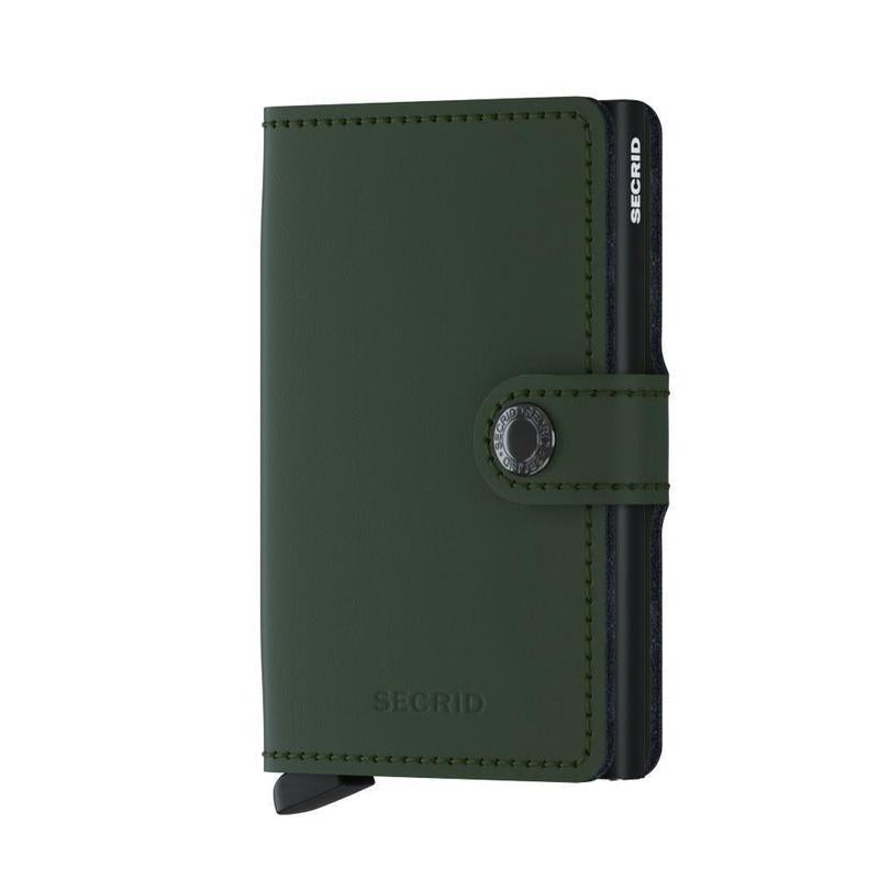 SECRID RFID Miniwallet - Matte Green - Burrows and Hare