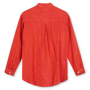 Burrows & Hare Women’s Linen Shirt - Rust - Burrows and Hare