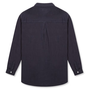 Burrows & Hare Women’s Linen Shirt - Charcoal - Burrows and Hare