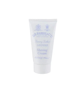 D.R. Harris & Co. Travel Size Shaving Cream Tube - Lavender - Burrows and Hare