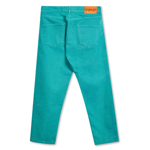 YMC Tearaway Jeans - Teal - Burrows and Hare