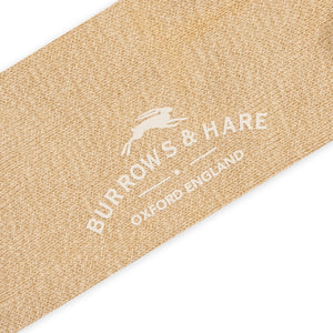 Burrows & Hare Argyle Socks - Beige