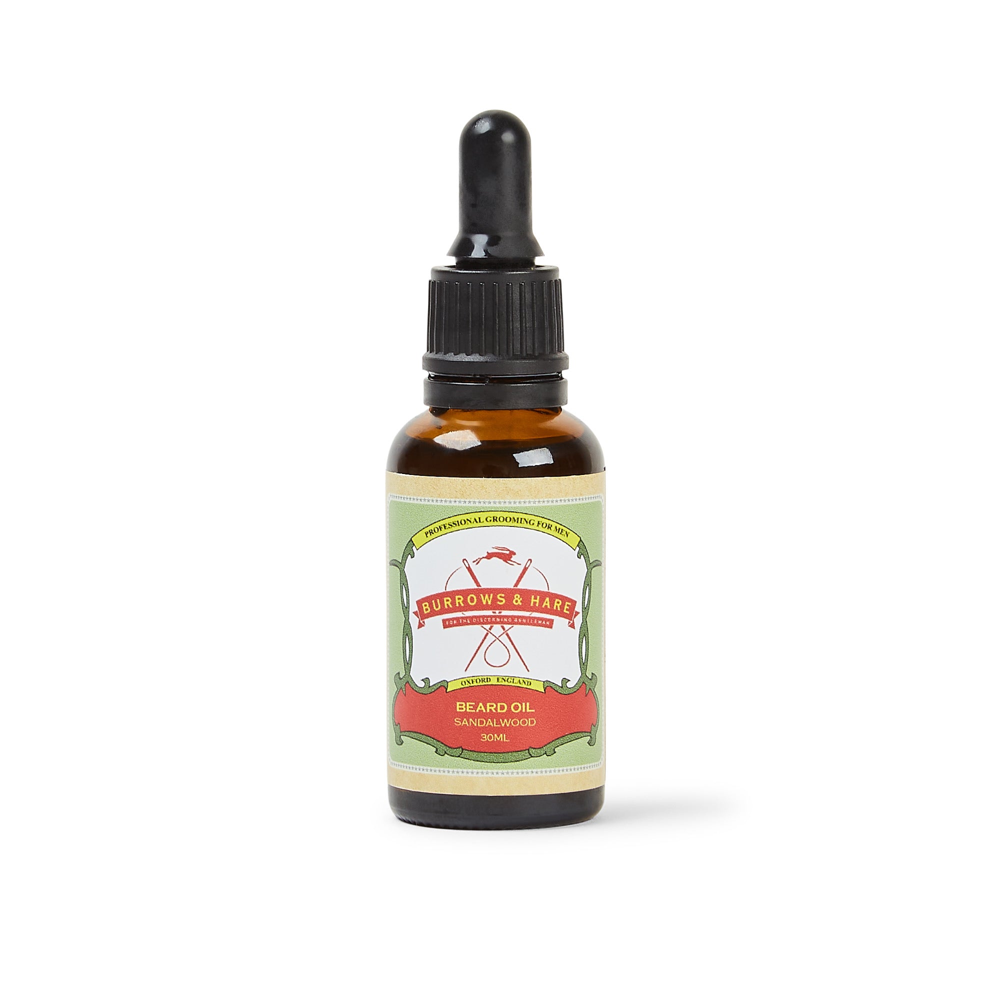 Burrows & Hare Beard Oil 30ml - Sandalwood - Burrows and Hare