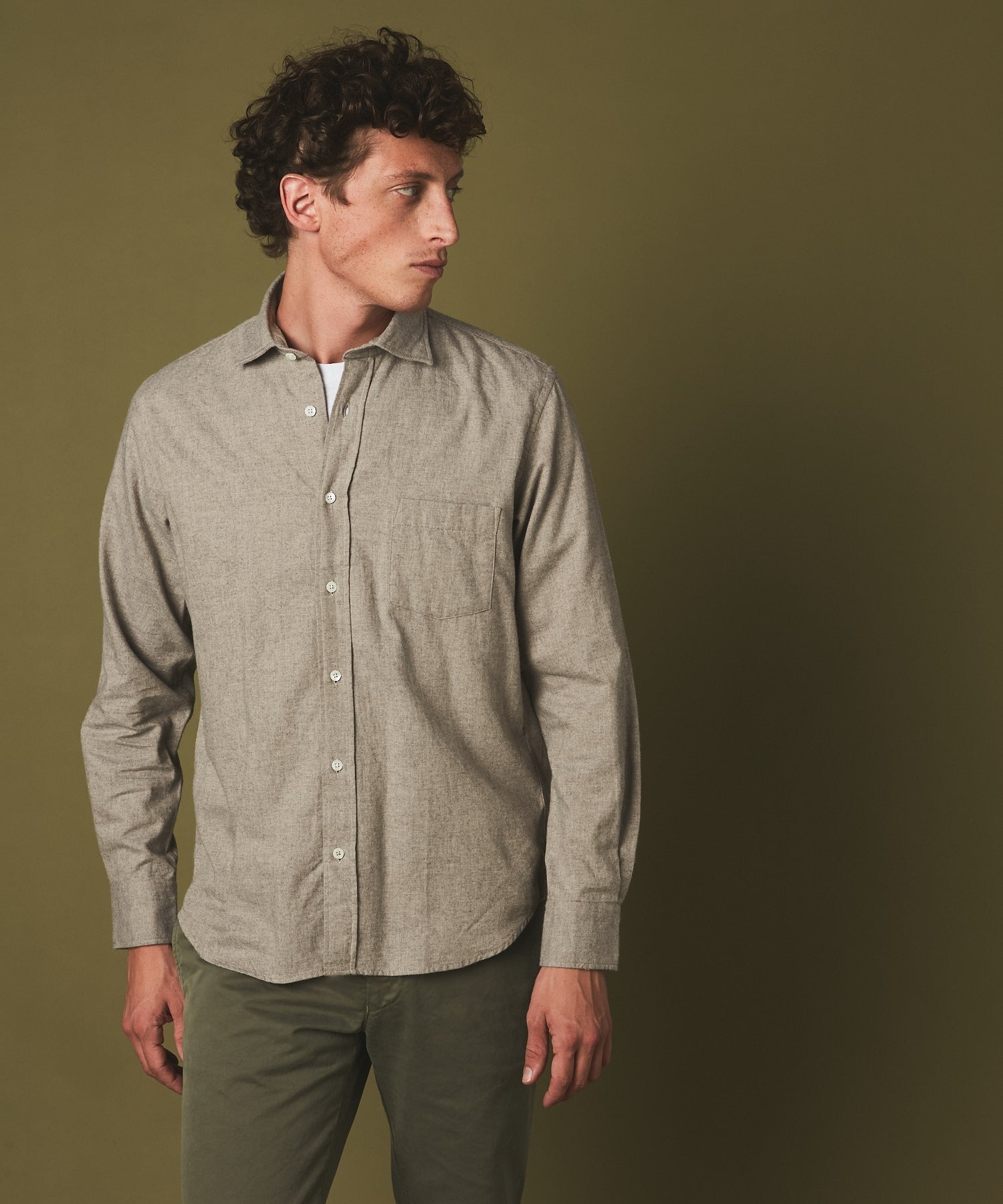 Hartford Paul Woven Shirt - Raw - Burrows and Hare