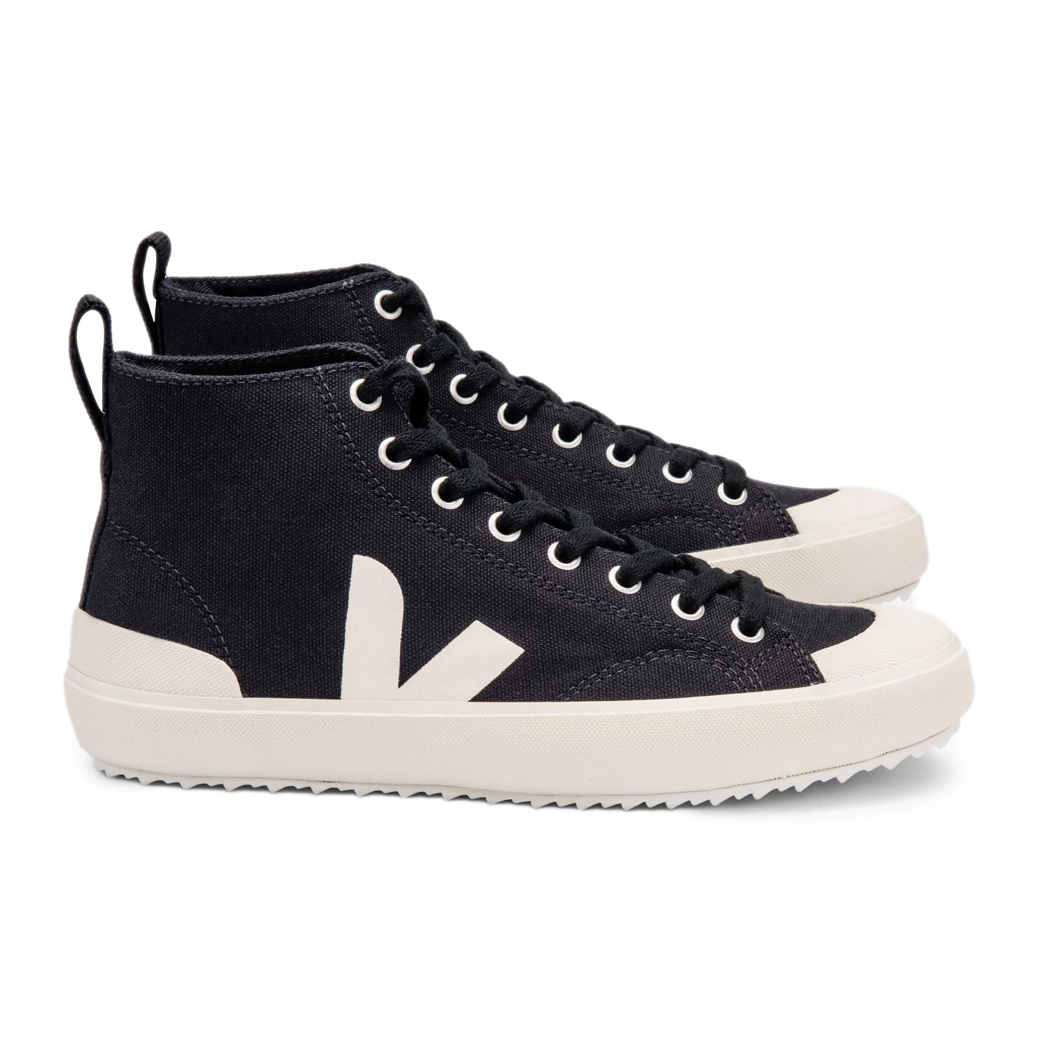 Veja Women’s Nova Canvas High Top Trainer - Black/Pierre