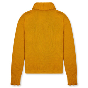 Burrows & Hare Women’s Roll Neck Jumper - Mustard - Burrows and Hare