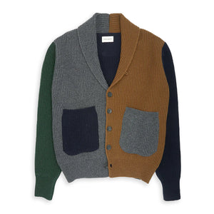 Oliver Spencer Orkney Cardigan - Tenby Multi - Burrows and Hare