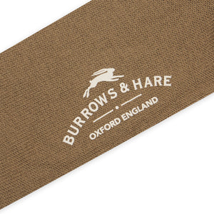 Burrows & Hare Argyle Socks - Taupe
