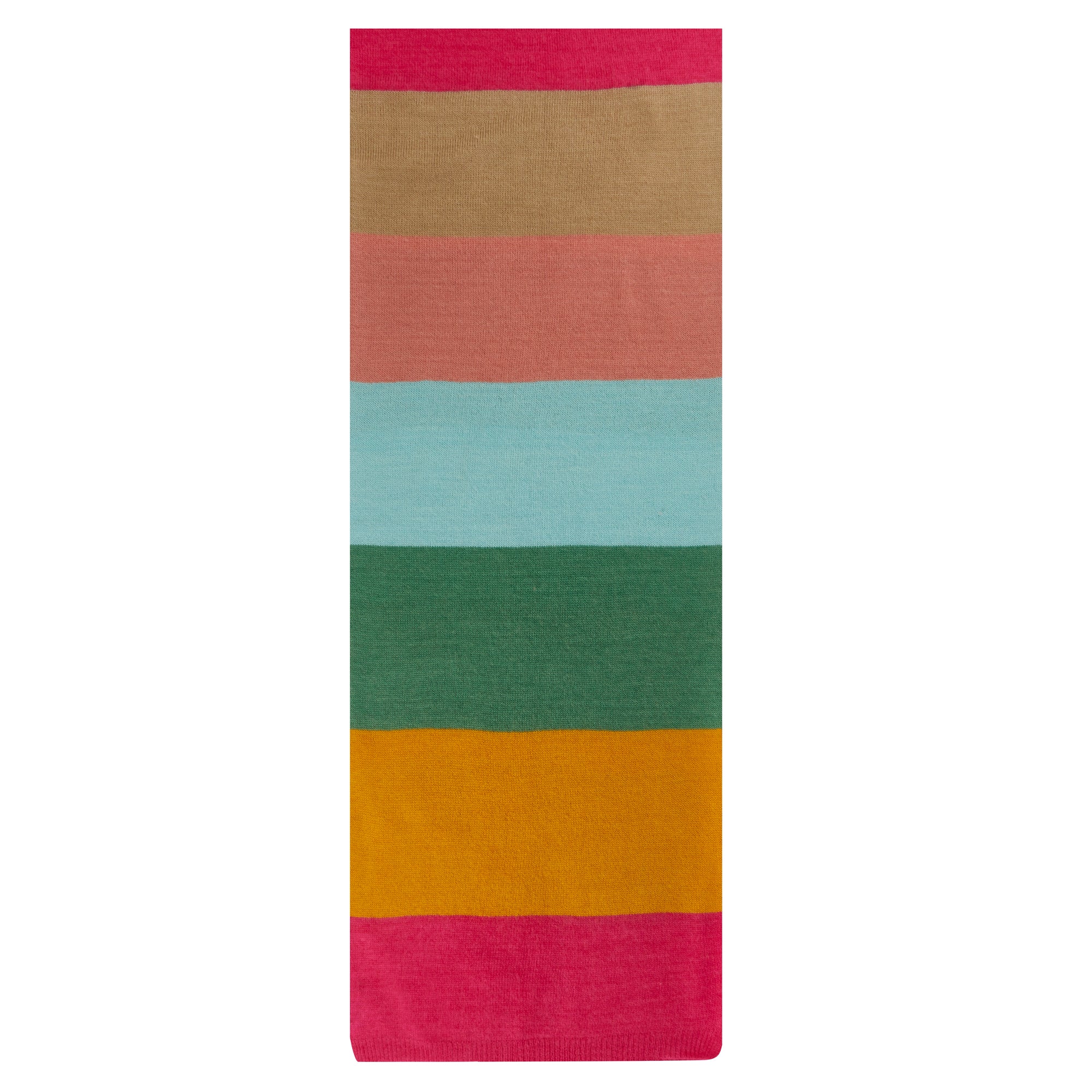  Wool Scarf - Multi Block