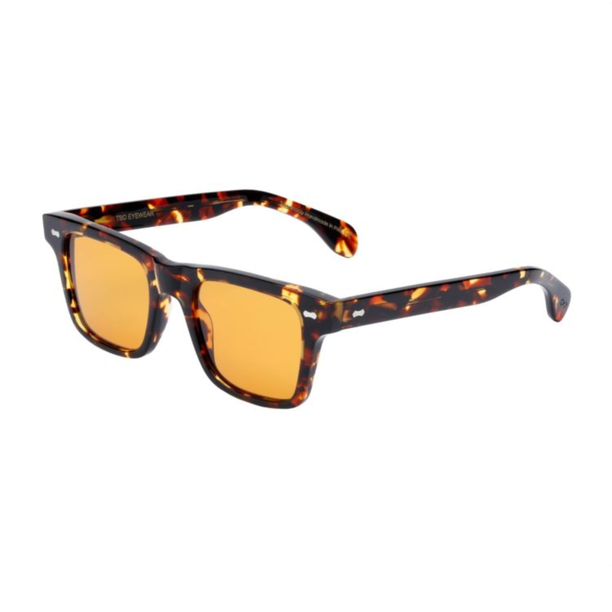 TBD Eyewear Denim Sunglasses - Dark Havana/Orange - Burrows and Hare