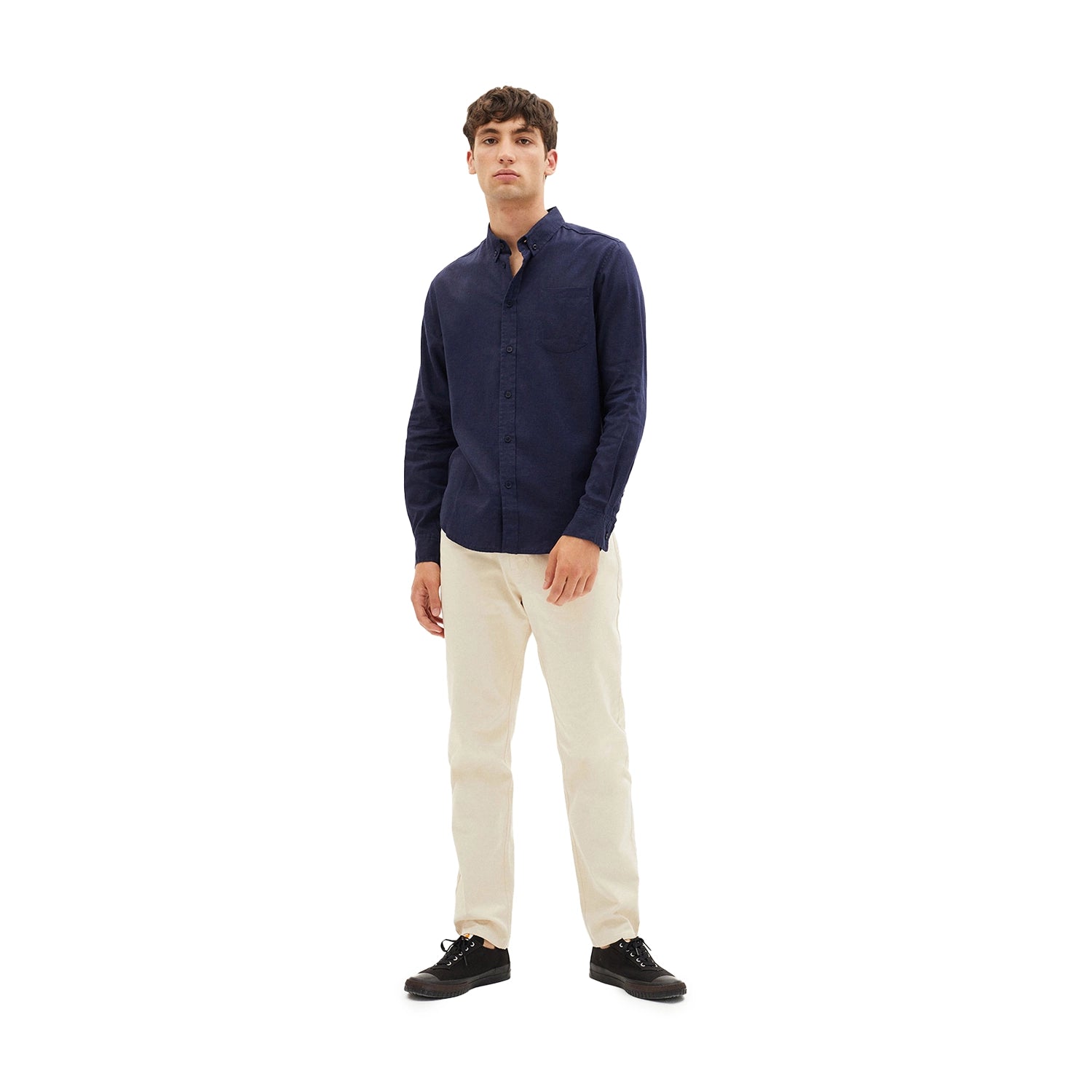 Thinking Mu Hemp Ant Shirt - Navy