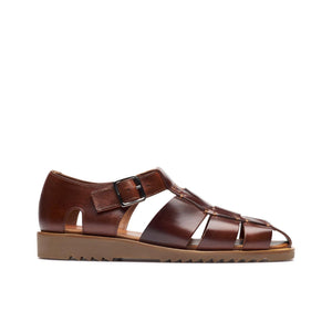Paraboot Pacific Sandal - Vegetal Marron - Burrows and Hare