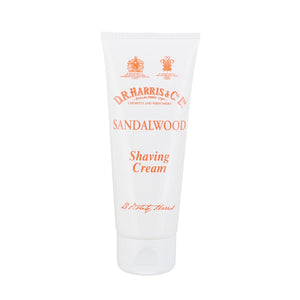 D.R. Harris & Co. Shaving Cream Tube - Sandalwood - Burrows and Hare